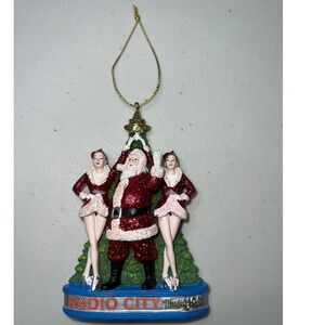 Radio City Music Hall Rockettes Santa Christmas Ornament 2015 MSG NYC Souvenir